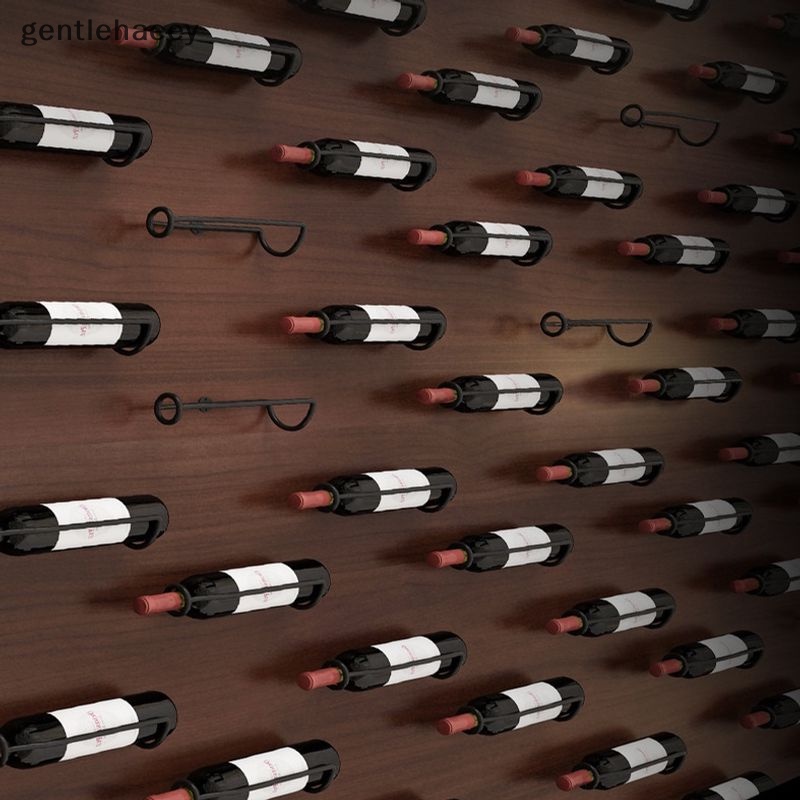 Giá Đỡ Chai Rượu Gắn Tường Bằng Kim Loại Tiện Dụng