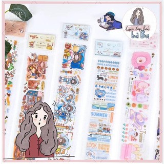 Dây stickers PVC dài 35cm dễ thương nhiều mẫu