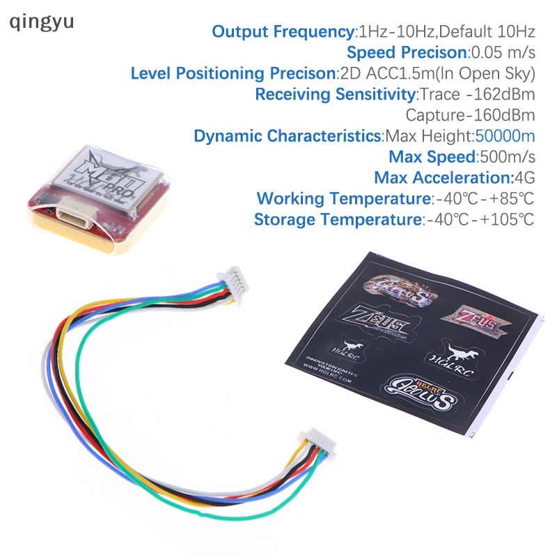 Thiết Bị Định Vị GPS qingyu HGLRC M80 PRO 5V Chuyên Dụng Dành Cho FPV RC Racing PLI
