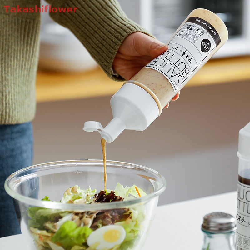 Bình Đựng Nước Sốt 350ml Có Nắp Đậy Tiện Dụng Cho Nhà Bếp