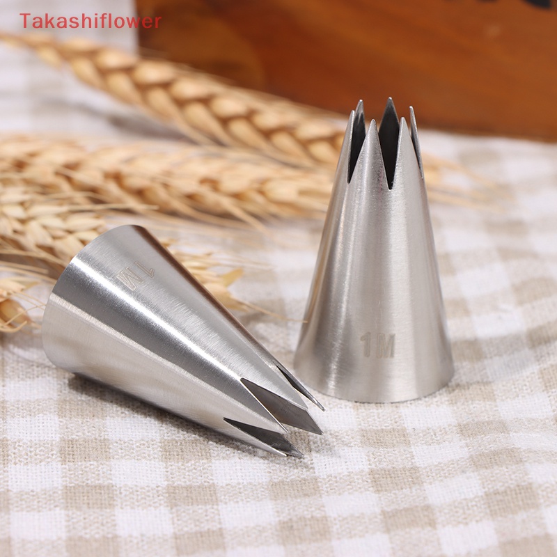 Dây Đèn Led Trang Trí 1M Họa Tiết Takashiflower# Dụng Cụ Bắt Kem Trang Trí Bánh 6 Răng Bằng Inox 304