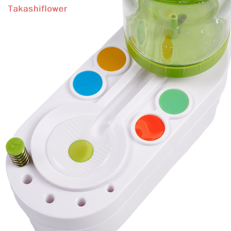 (Takashiflower) Dụng Cụ Làm Sạch Cọ Sơn Có Giá Đỡ