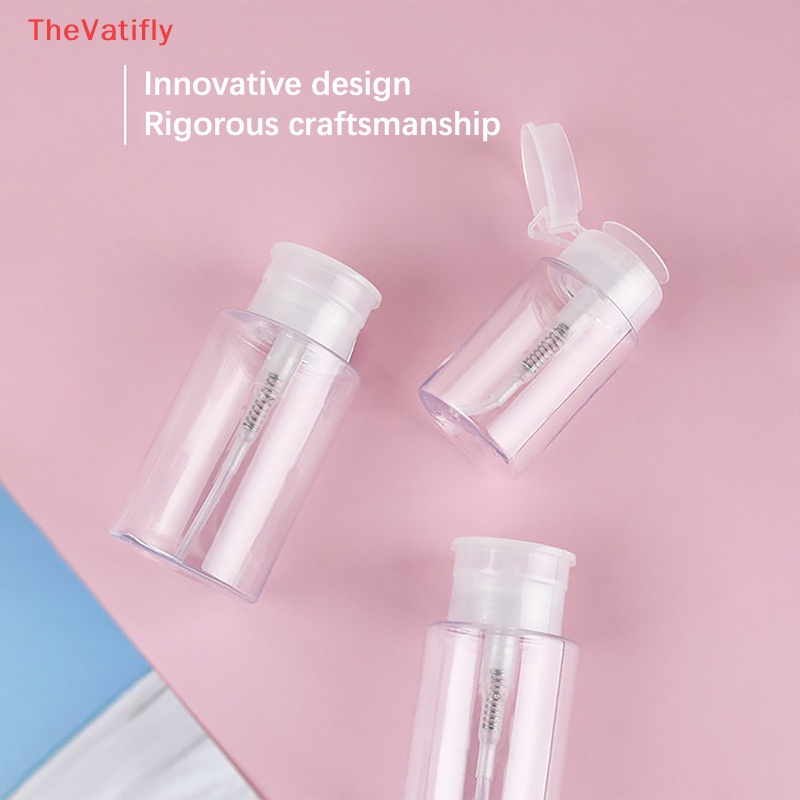 Chai Nhựa Rỗng Dạng Nhấn Đựng Dung Dịch Tẩy Sơn Móng Tay 100ml 200ml