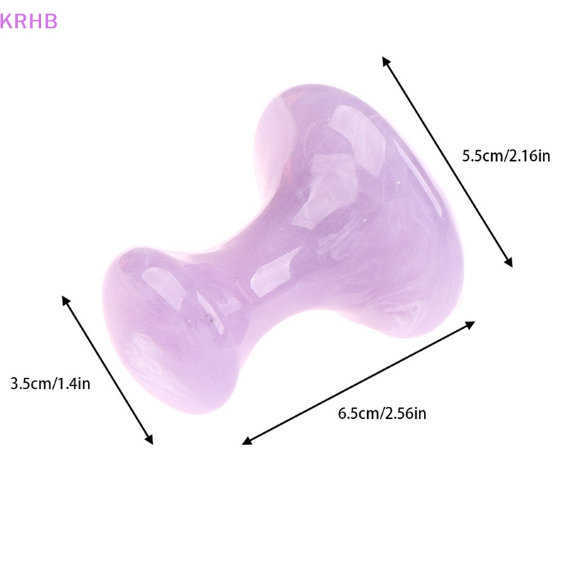 Dụng Cụ Mát Xa Chăm Sóc Da Mặt Bằng Nhựa Resin Tự Nhiên Hình Nấm