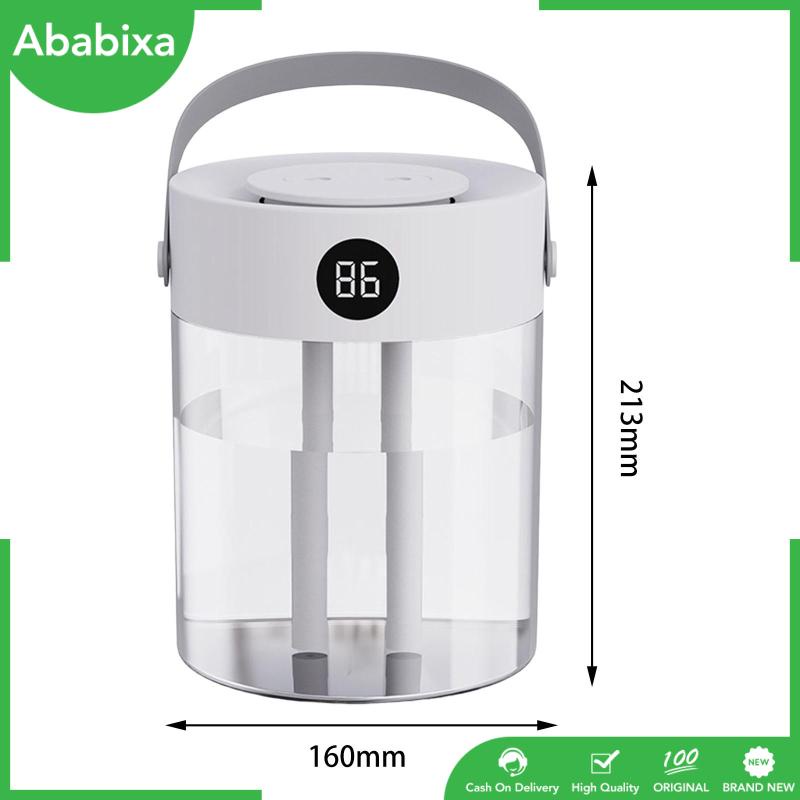 [Ababixa] Máy Phun Sương Tạo Độ Ẩm Không Khí Cá Nhân Để Bàn Có Đèn LED Sạc USB Nhỏ Gọn Yên Tĩnh 3L Cho Dorm