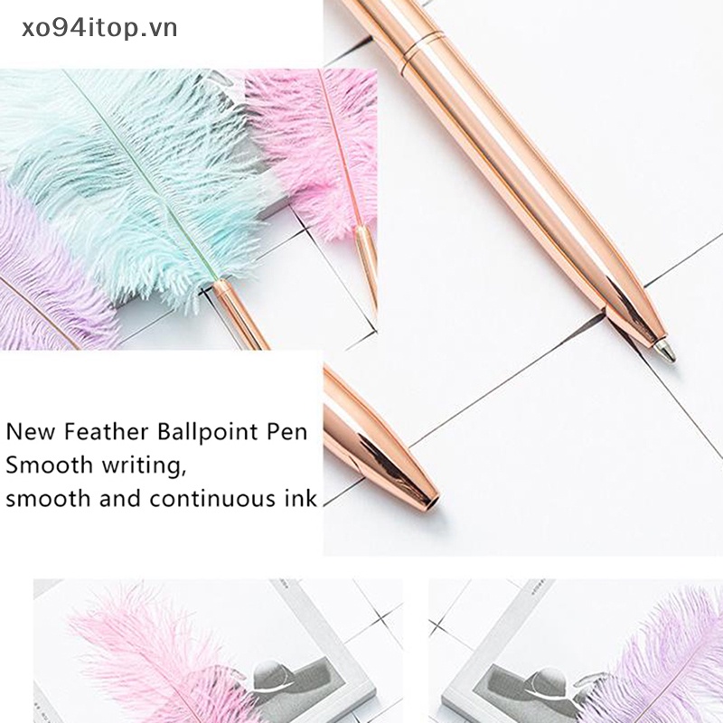 Xoitop Bút Bi Tay Cầm Bằng Kim Loại Kiểu Vintage Cá Tính Vui Nhộn Làm Quà Tặng Đám Cưới Trường Học