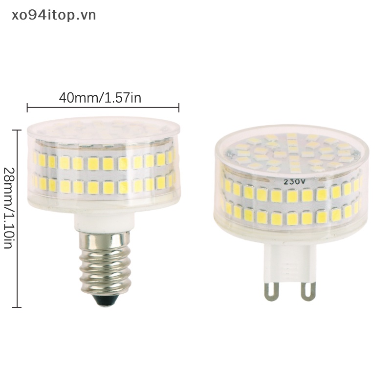 Bóng Đèn LED E14 G9 AC220V 9W SMD2835 Ánh Sáng Trắng Ấm
