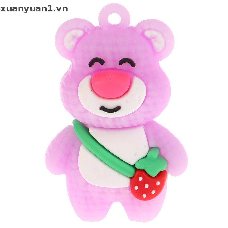 1 Móc Khóa Hình Gấu Nhồi Bông Đáng Yêu