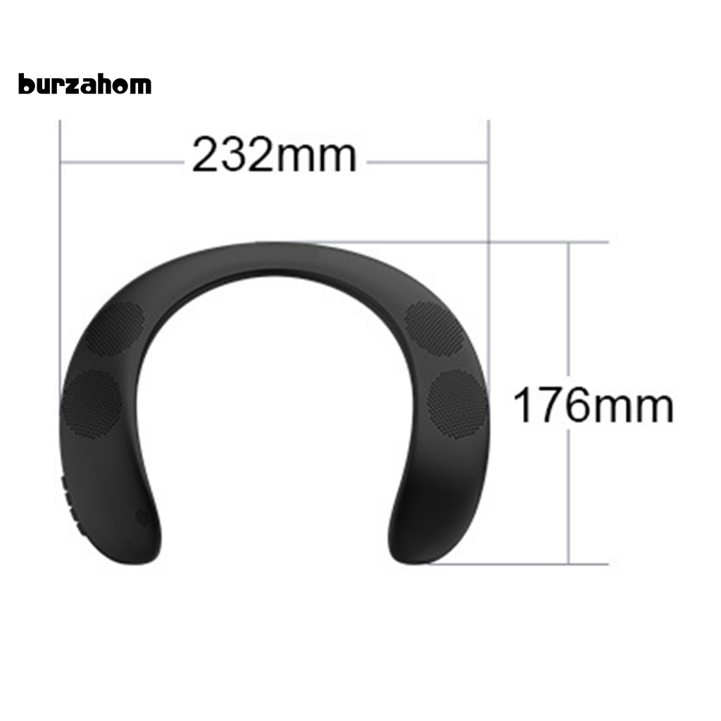 Loa Đeo Cổ Bluetooth Không Dây IPX5 Âm Thanh Bass Mạnh Mẽ Chống Nước Có Thể Thay Đổi Được IPX5