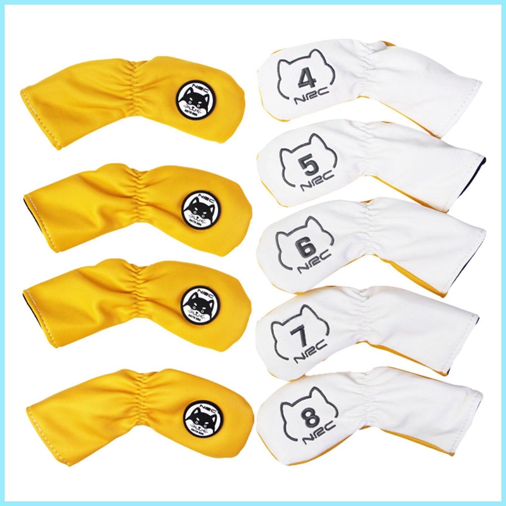 Bộ 9 Vỏ Bọc Gậy Đánh Golf Bằng Da PU Cao Cấp