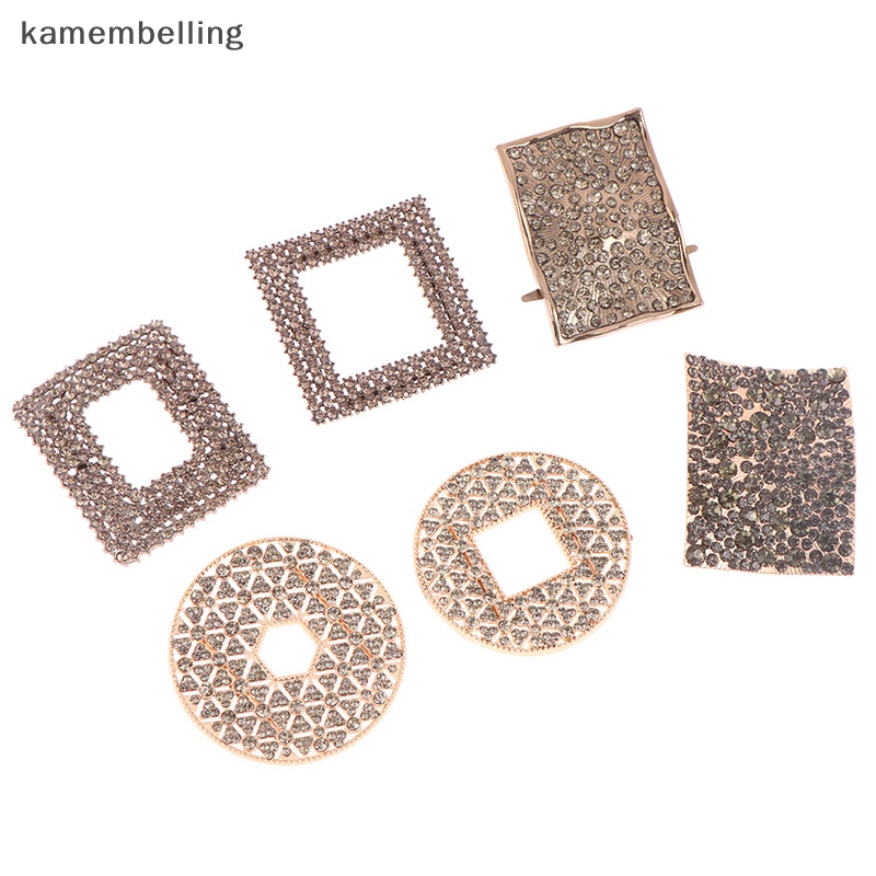 1 Cặp Phụ Kiện Kẹp Giày Cao Gót Đính Đá Cho Cô Dâu