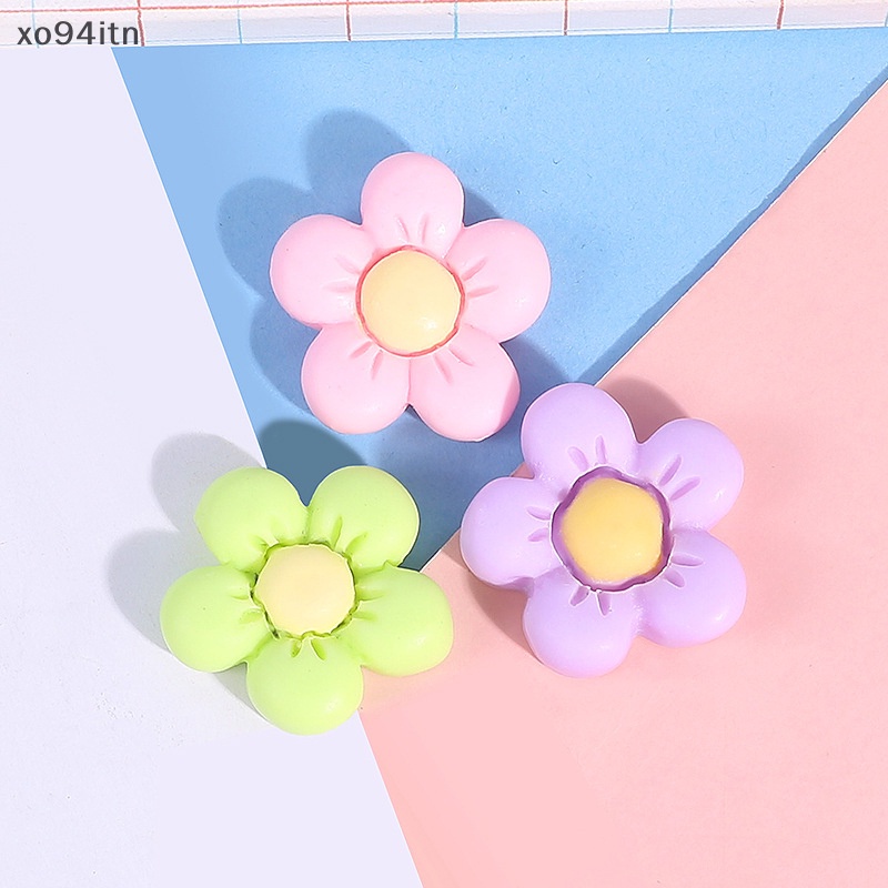 Set 10 Kẹp Tóc Hình Hoa Hướng Dương Có Nam Châm Hít Tủ Lạnh / Điện Thoại