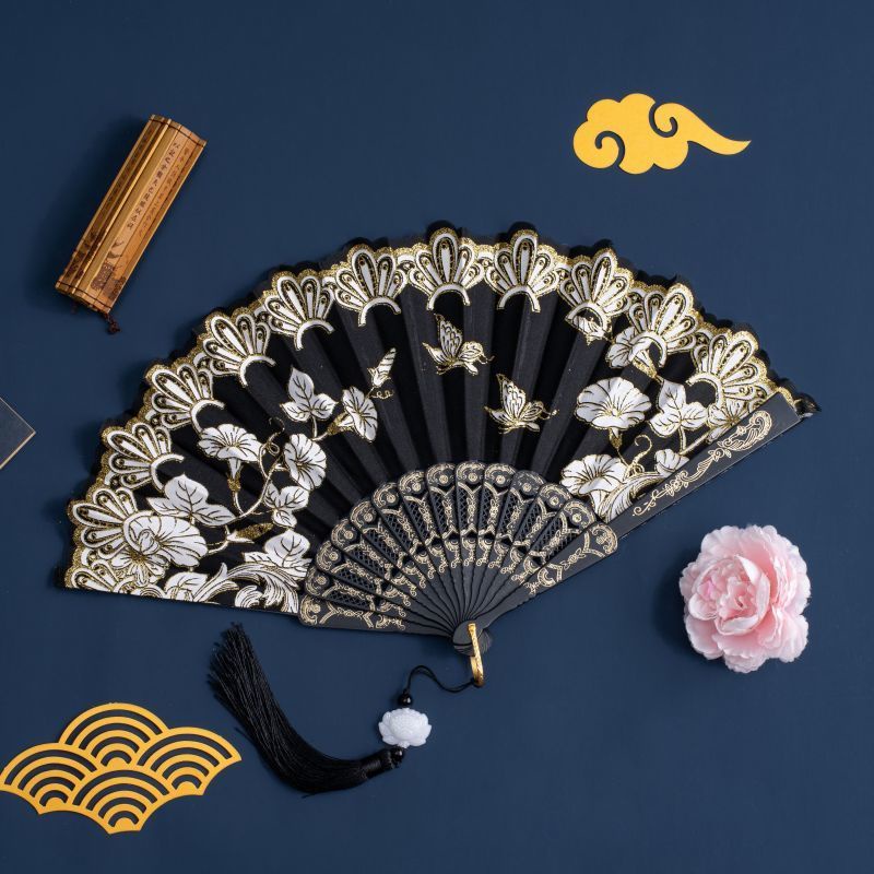 Quạt Gấp Phong Cách Trung Hoa Cổ Điển Dành Cho Nữ