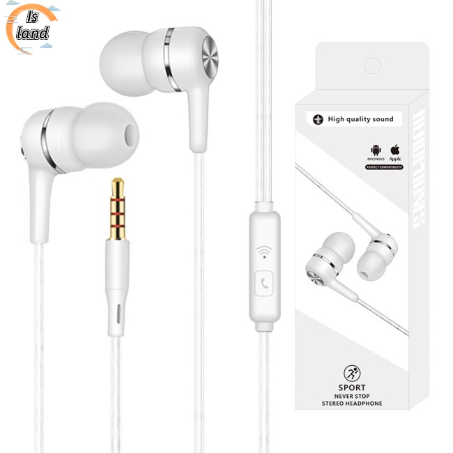 Tai Nghe Có Dây Kèm Mic Rảnh Tay Cho Máy Tính Bảng / PC / Điện Thoại