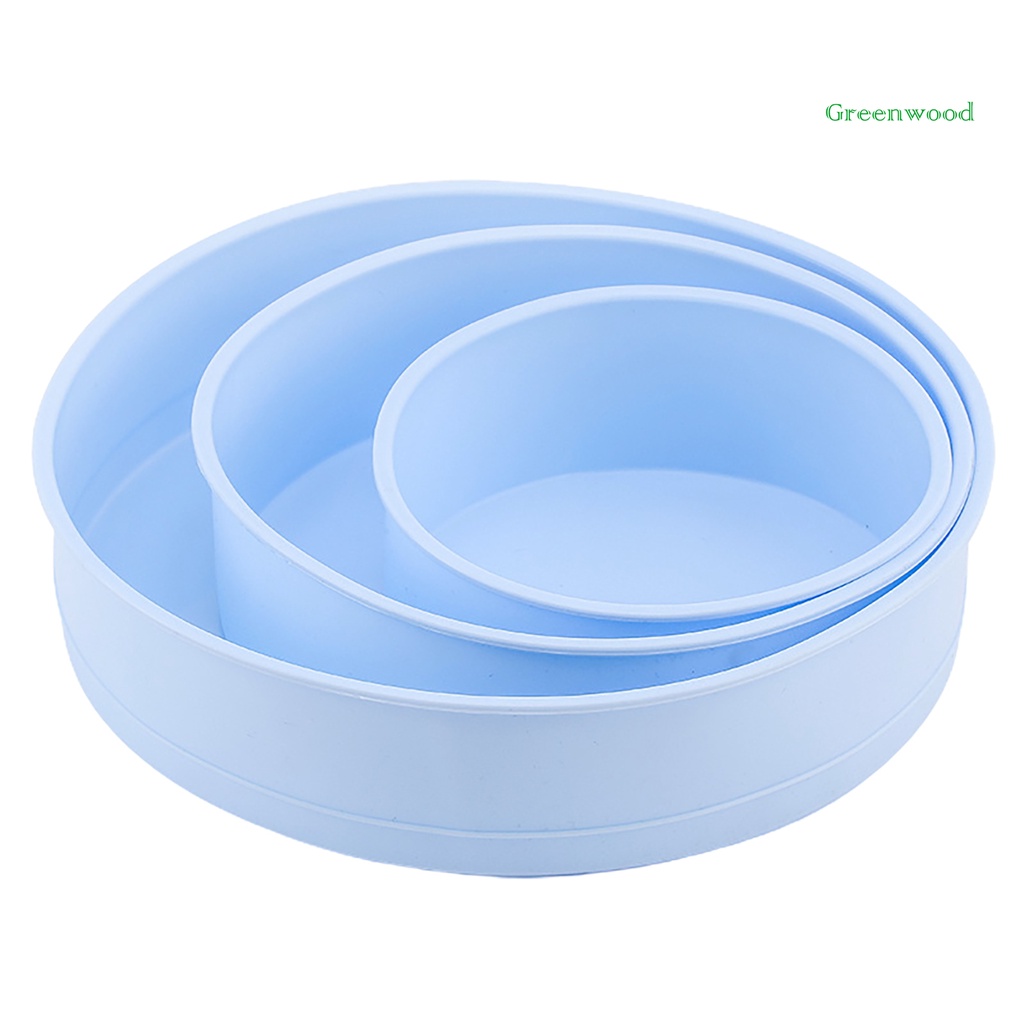Khuôn Silicone Làm Bánh Hình Tròn 4 6 8 10 Inch Chịu Nhiệt Tốt Tiện Dụng