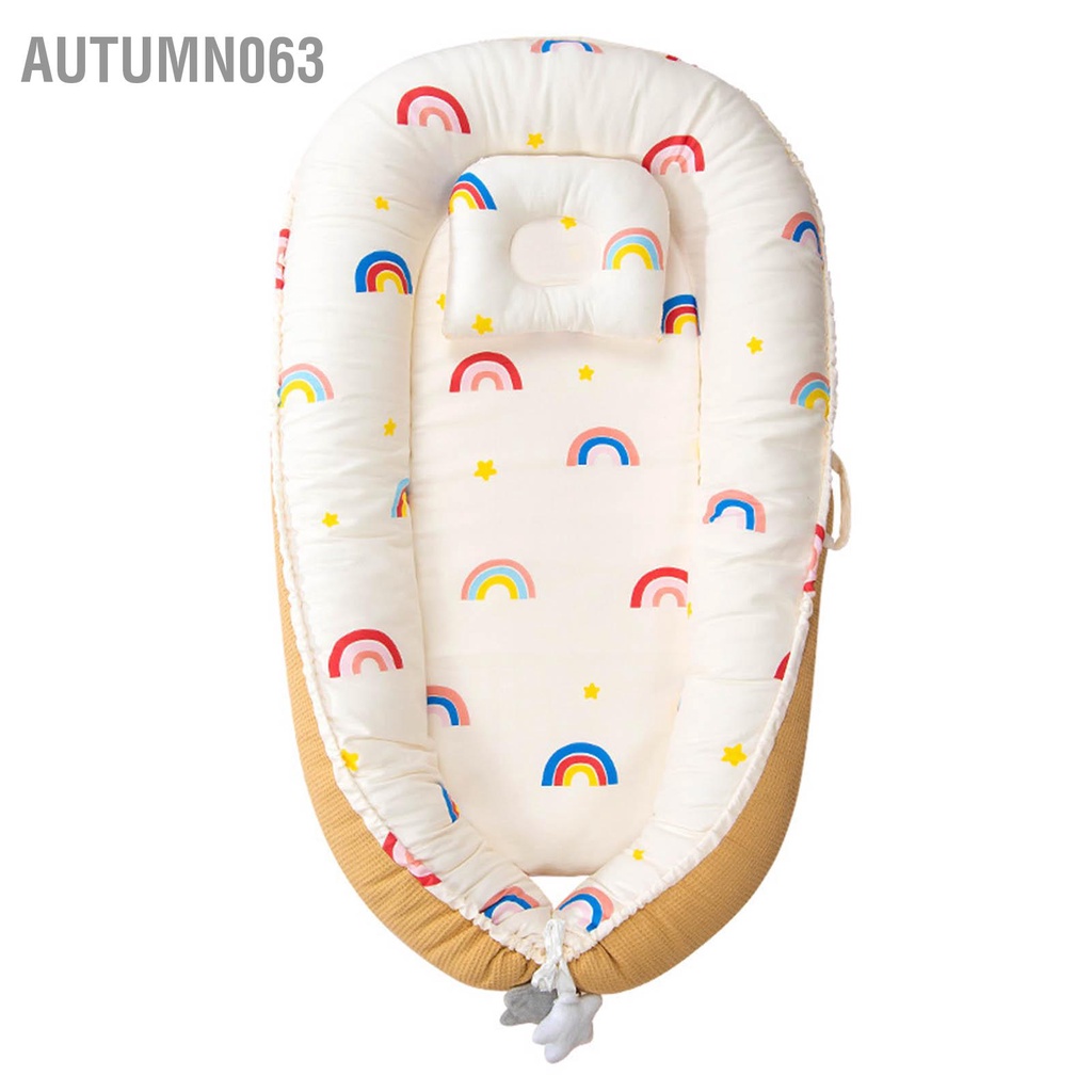 Autumn063 Baby Lounger Mềm mại thoáng khí Thiết kế công thái học Giường ngủ cho trẻ sơ sinh di động trong nhà ngoài trời