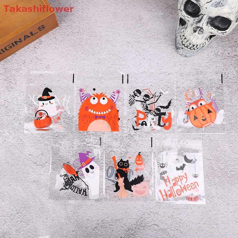 Set 100 Túi Đựng Kẹo Trang Trí Halloween