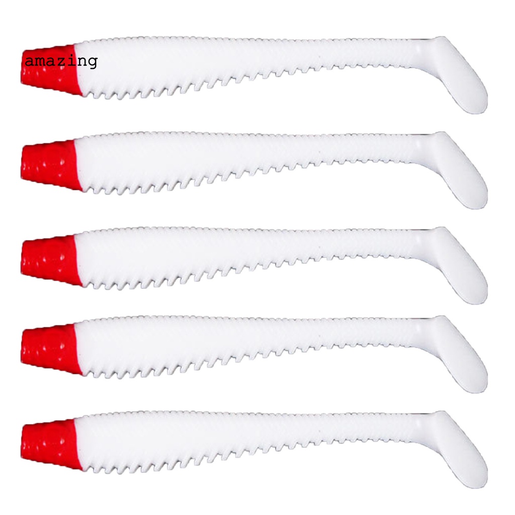 Set 5 Mồi Câu Cá Mềm 10cm / 5.7g Hiệu Quả Cao Không Dễ Vỡ