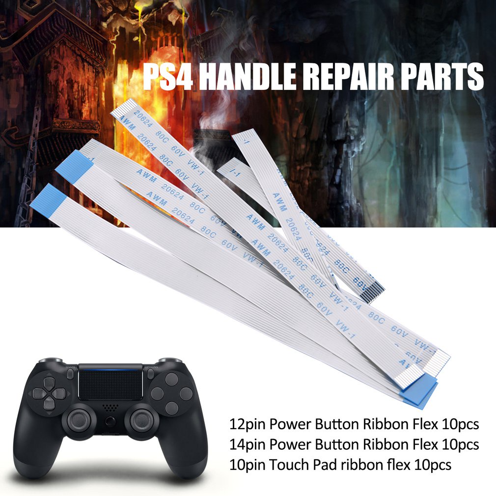 Poweron Eject 12 Pins Ribbon Cable Connector For Ps4 Controller [Q/5]