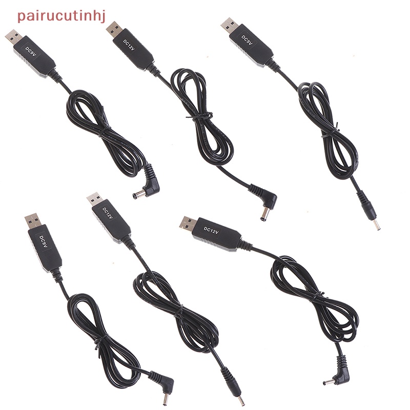 Cặp Cáp Tăng Áp USB DC 5V Sang 9V 12V 3.5 * 1.35mm 5.5 * 2.1mm VN
