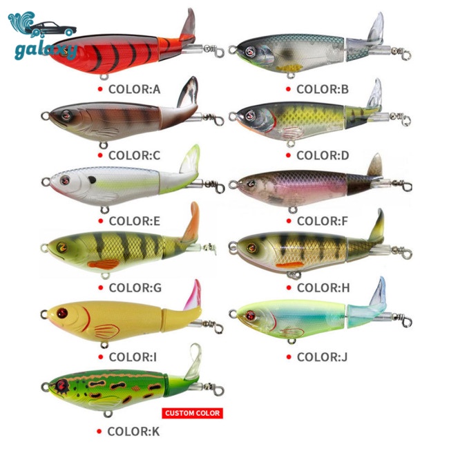 Galaxy Mồi Giả Nhử Cá 90mm / 14.2g Bằng Nhựa Gắn Kèm Móc Câu