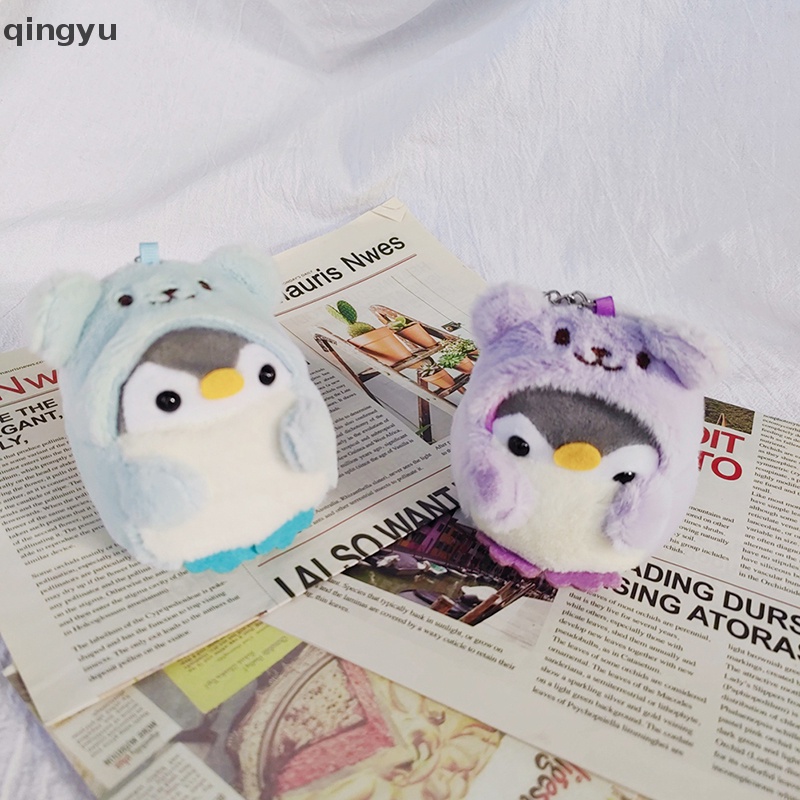 Móc Khóa Hình Chim Cánh Cụt Nhồi Bông Dễ Thương