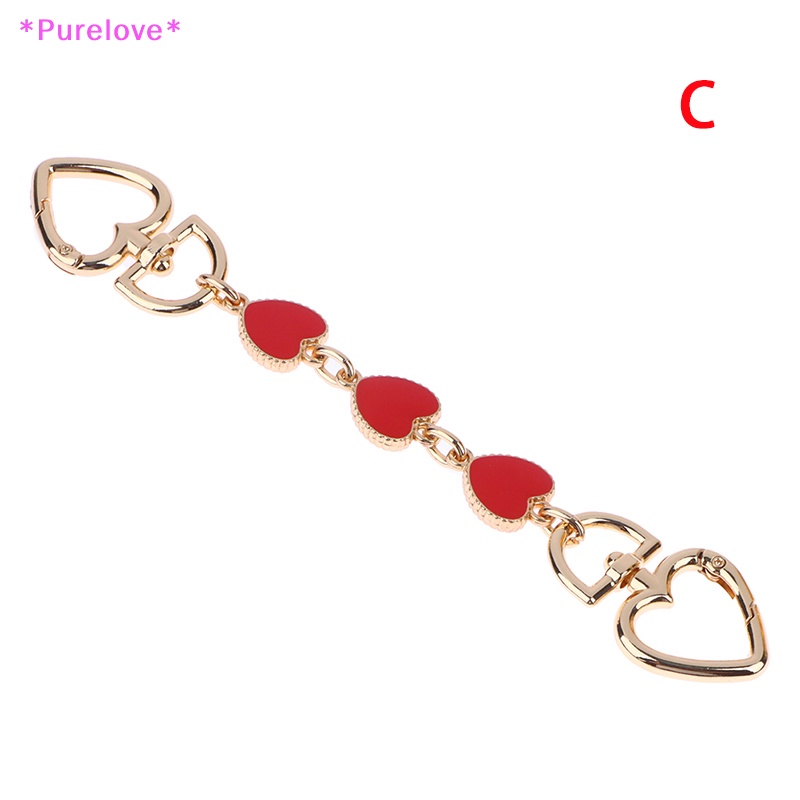 Dây Xích Nối Dài Túi Xách Hình Trái Tim DIY Mới