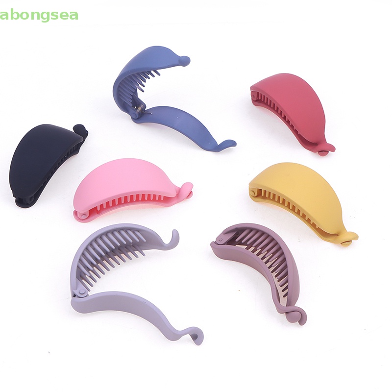 Kẹp Tóc Đuôi Ngựa Trang Trí Hình Quả Chuối Màu Kẹo Ngọt Dễ Thương Cho Bạn Gái