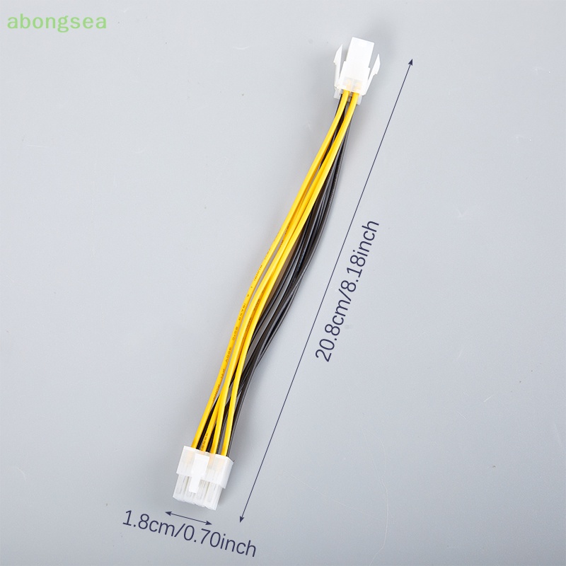 Dây Cáp Nối Dài Chuyển Đổi Nguồn Bo Mạch Chủ CPU Máy Tính 4Pin Sang 8Pin