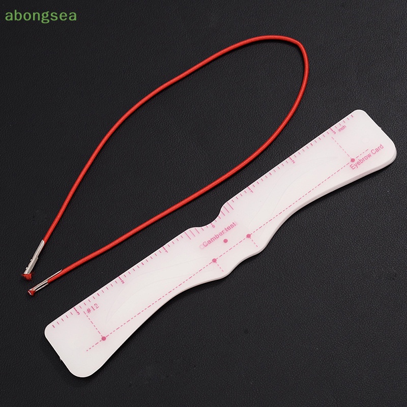 Set 12 Thẻ Khuôn Hỗ Trợ Vẽ Lông Mày Tái Sử Dụng Tiện Lợi