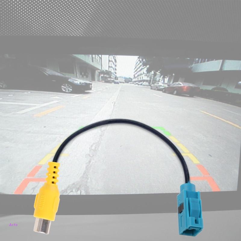 Dây Cáp Nối Dài Ăng Ten AOTO 8 '' Fakra Z Male Sang RCA Male Cho DVD GPS Xe Hơi