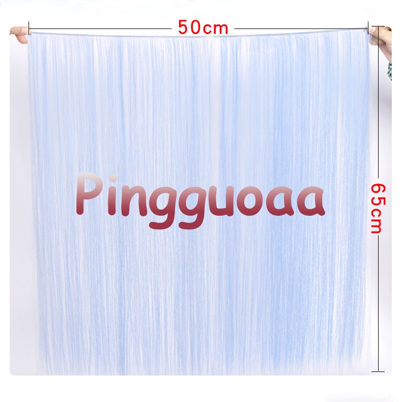Anime Cosplay Wigs 65cm Long Universal Wefts Colorful Straight Hair Bundles Synthetic Weft Hair Extensions Straight Weave Hair Bulk