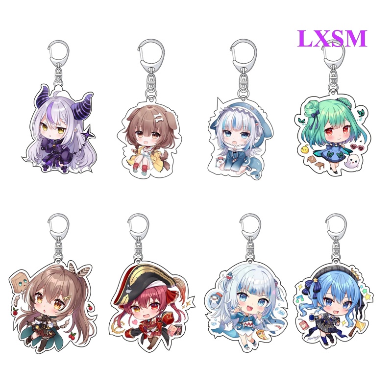 Lxsm Móc Khóa Acrylic Hình Hoholive Houshou Marine Nekomata Okayu