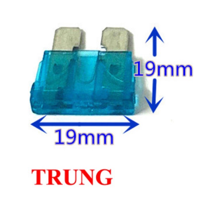 Combo 10 cầu chì ghim dùng cho xe điện, xe máy, ô tô
