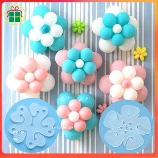 Miếng Kẹp Nhựa Kết Bóng Thành Hình Hoa Trang Trí Tiệc, Kẹp Hoa Kết Bóng Thành Chùm Cho Đám Cưới, Sinh Nhật