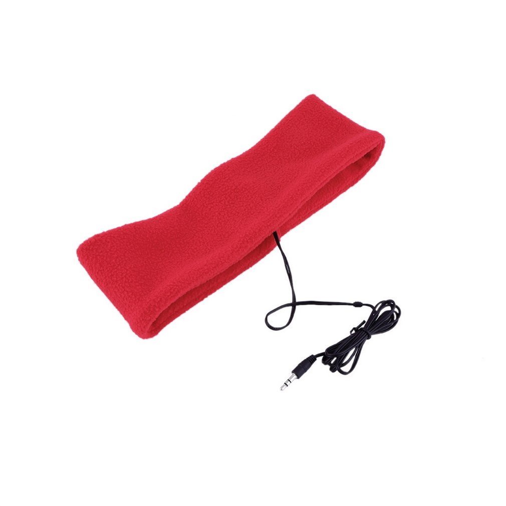 2015 Newest Soft Sleeping Headphone Sports Mask Headband Headset For Cell Phone Red Color Sound Insulation [Q/4]