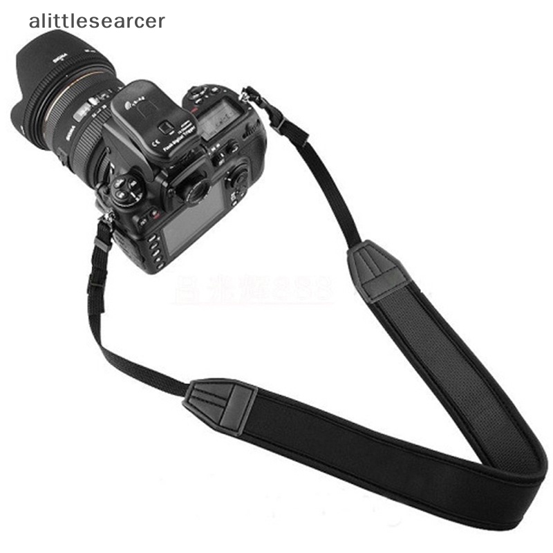Dây Đeo Vai / Đeo Cổ Màu Đen Dày Dặn Chống Trượt Có Thể Điều Chỉnh Cho Máy Ảnh DSLR Kỹ Thuật Số