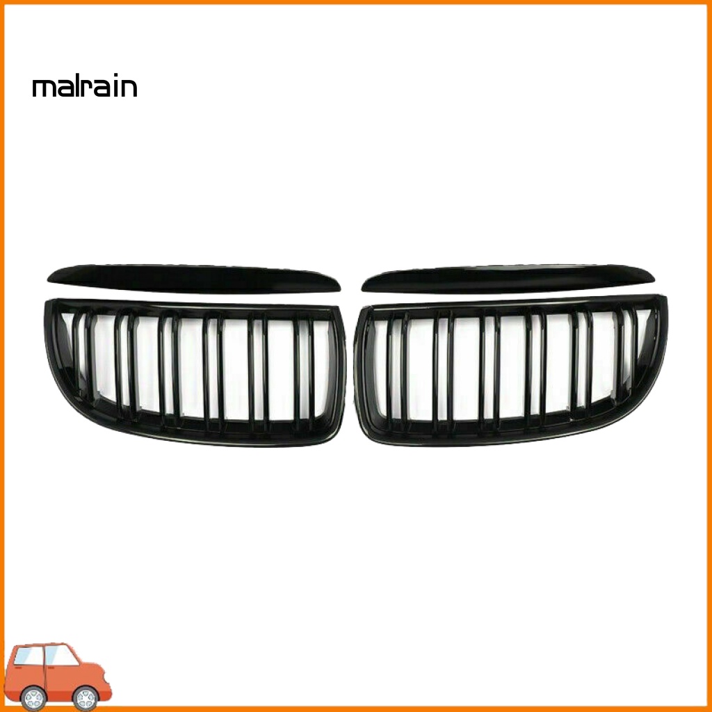 1 Cặp Lưới Tản Nhiệt Bằng ABS Màu Đen Dành Cho Xe Hơi 51137120008 51137117242 51137120007 Phụ Kiện Chuyên Dụng Dành Cho BMW E90 E91 05-08 05-08