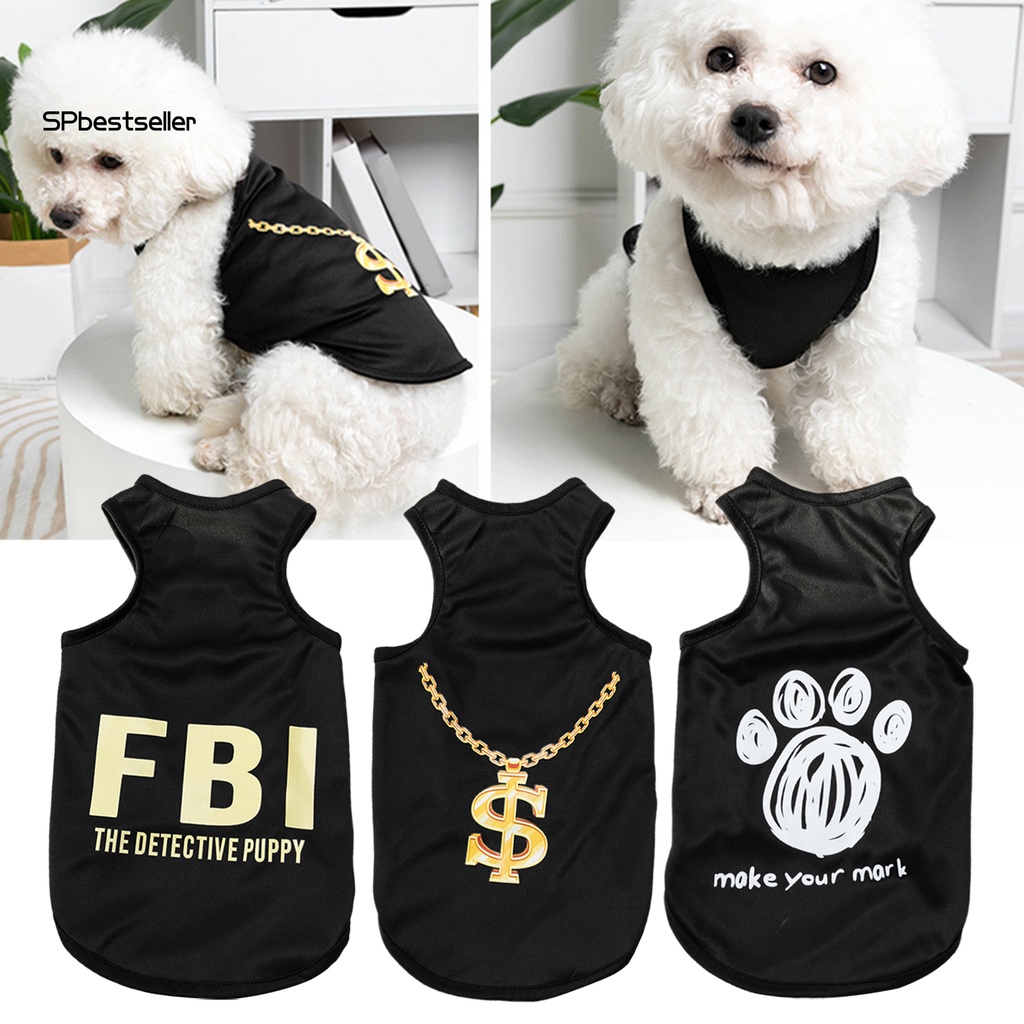 Áo Thun In Chữ Dễ Thương Cho Thú Cưng