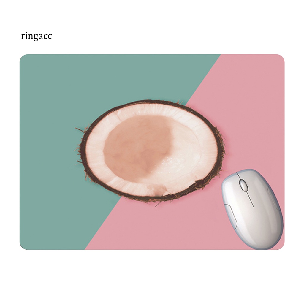 Đệm Lót Chuột Bằng Cao Su Mềm Mại Hình Trái Cây Rau Củ Dùng Cho Văn Phòng