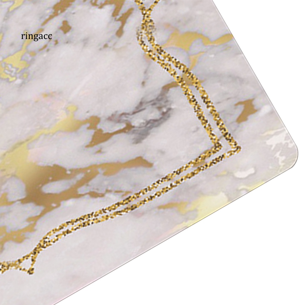 Tấm Lót Chuột Cao Su Mềm Chống Trượt Họa Tiết Cẩm Thạch RGA Màu Vàng Kim Dành Cho Chơi Game