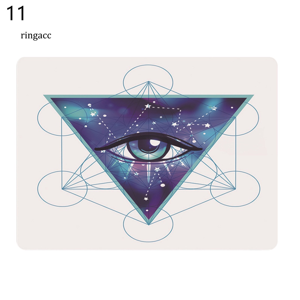 Tấm Lót Chuột RGA Bằng Cao Su Mềm Chống Trượt Họa Tiết Đôi Mắt Sáng Tạo Dùng Trong Văn Phòng