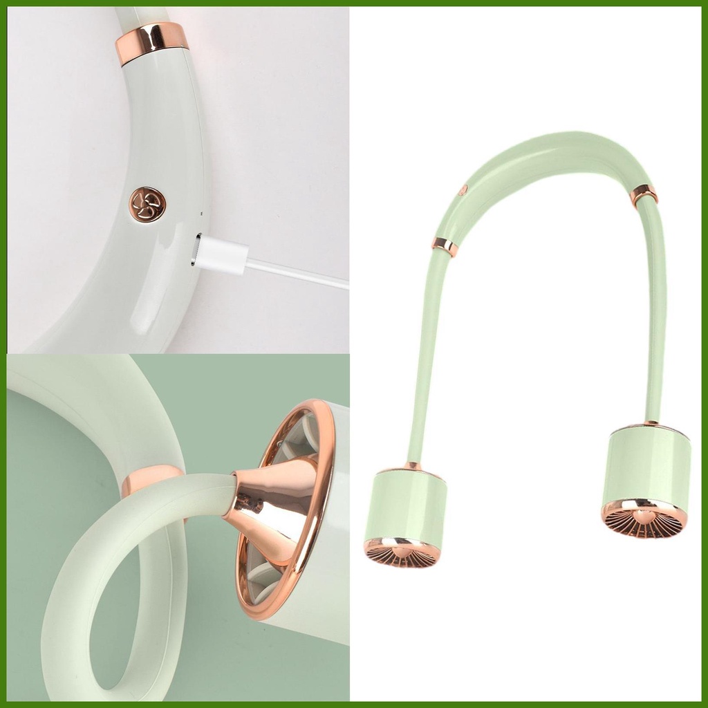 Quạt USB Đeo Cổ Cá Nhân 3 Tốc Độ Nâng Cấp Có Thể Mang Đi Tiện Dụng