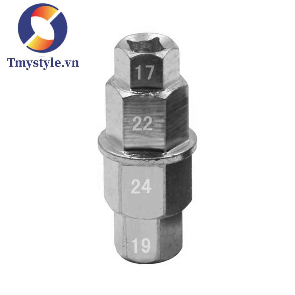 Trục Bánh Xe Trước Hình Lục Giác Cho Xe Mô Tô