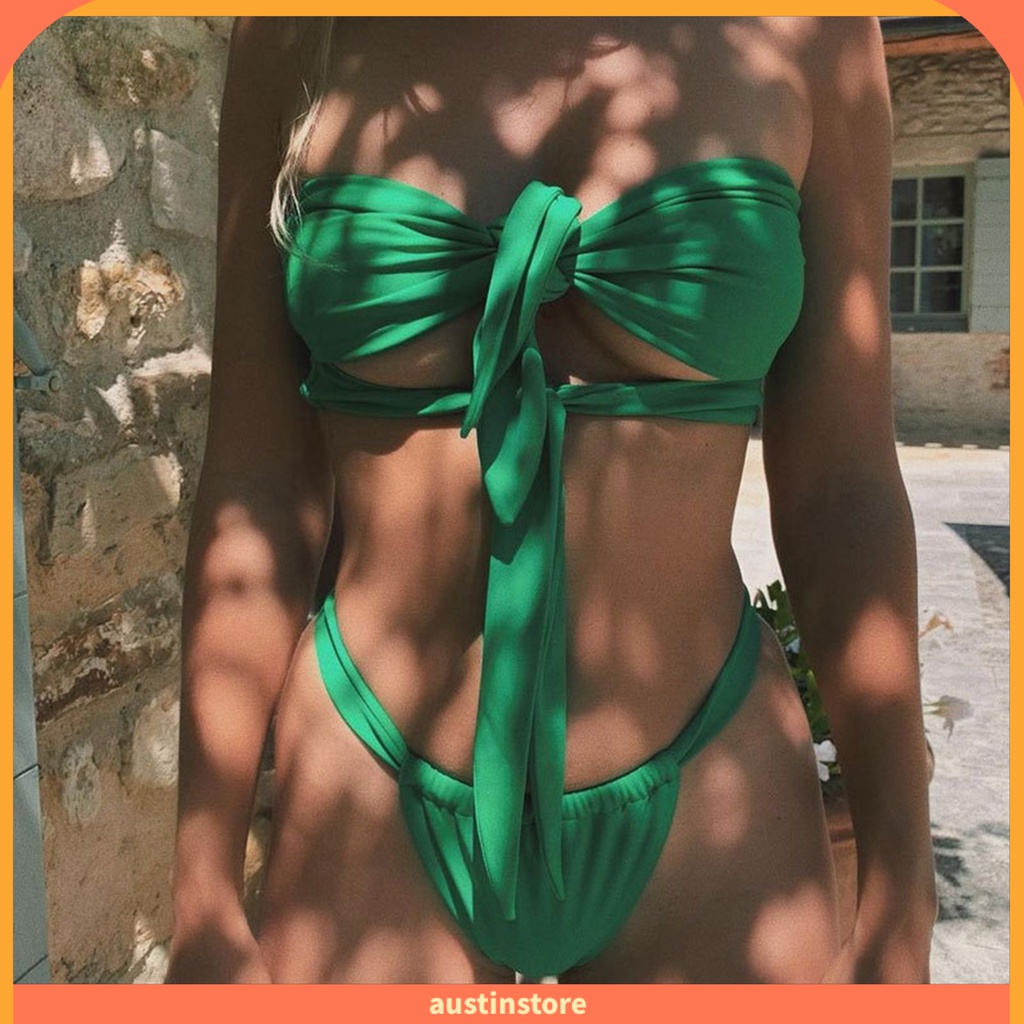 Bộ Đồ Bơi Bikini 2 Mảnh Quyến Rũ Cho Nữ