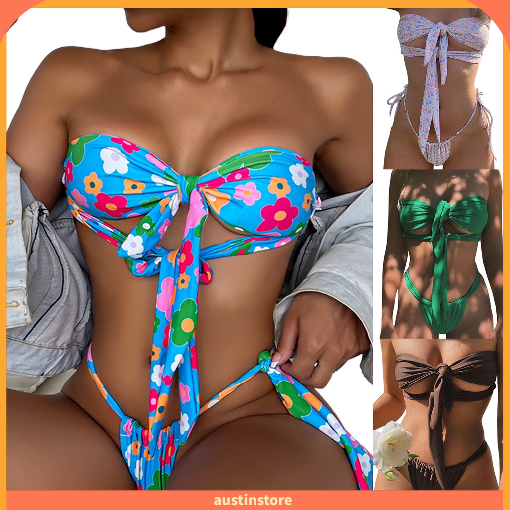 Bộ Đồ Bơi Bikini 2 Mảnh Quyến Rũ Cho Nữ