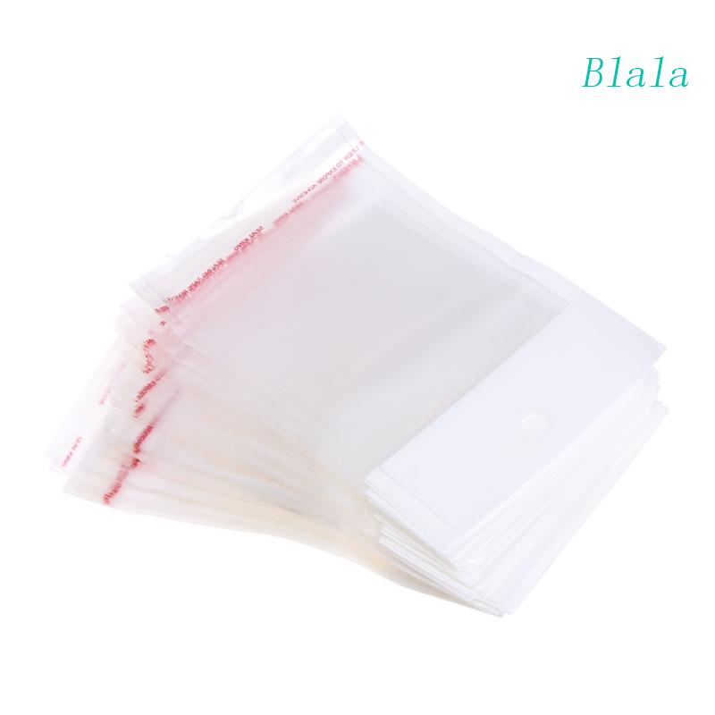 Túi Đựng Thẻ Treo Tường Bằng Poly Màu Trắng Trong Suốt Tiện Dụng