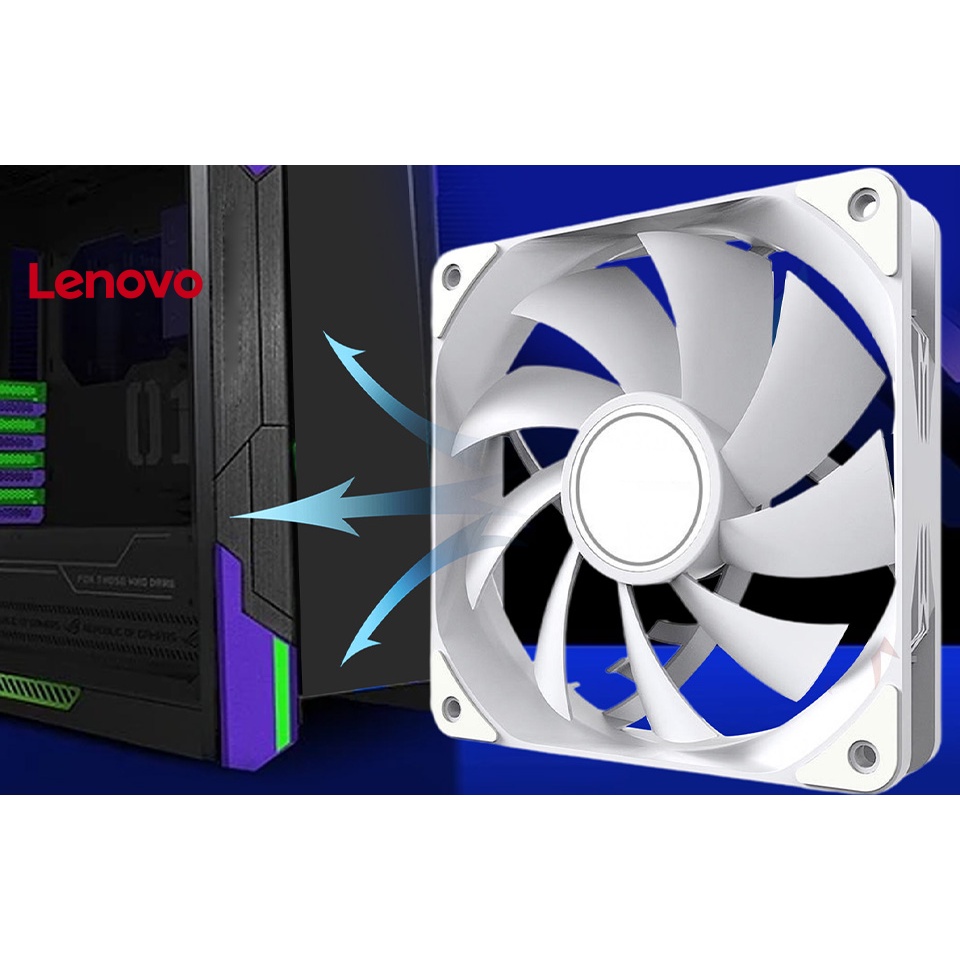 Quạt Tản Nhiệt 12cm PWM 4Pin 1800RPM 9 Cánh Ít Ồn Tiện Dụng Cho Máy Tính Văn Phòng