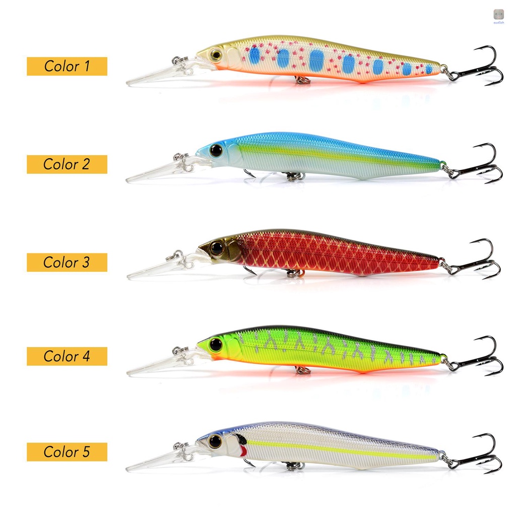 Mồi Câu Cá Giả Bằng Nhựa Cứng Mắt 3D Kích Thước 14cm 14g