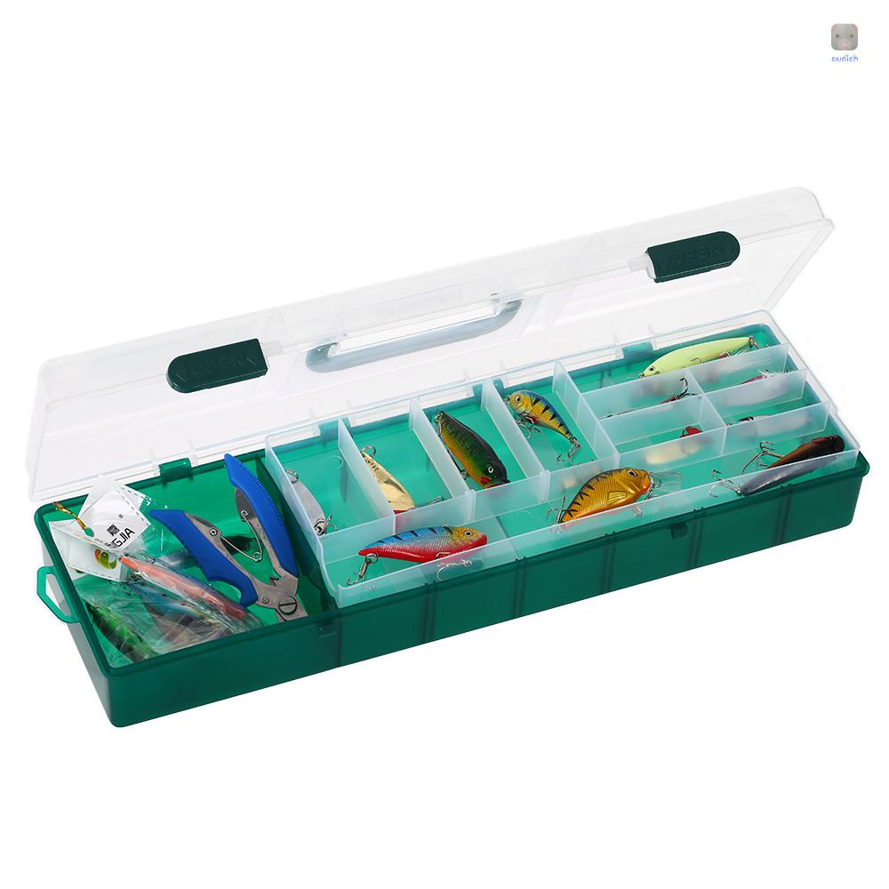 Hộp Đựng Phụ Kiện Câu Cá 2 Tầng Trong Suốt Lixada